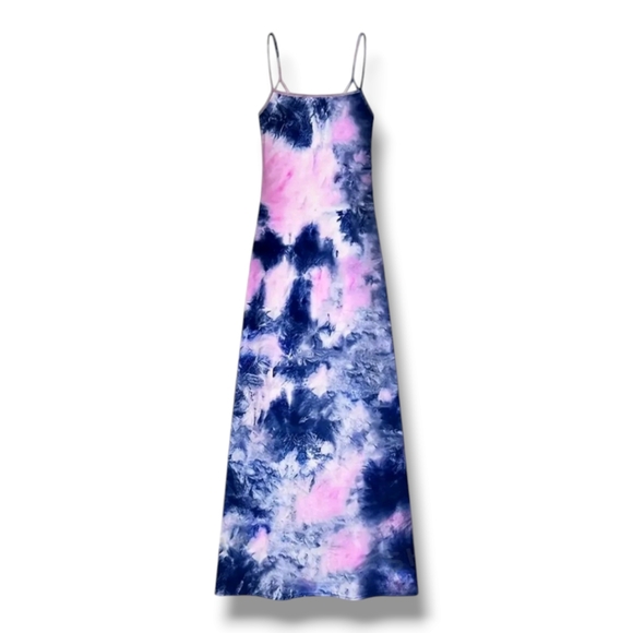 Tiedye Spaghetti Strap Maxi Dress - Picture 3 of 3
